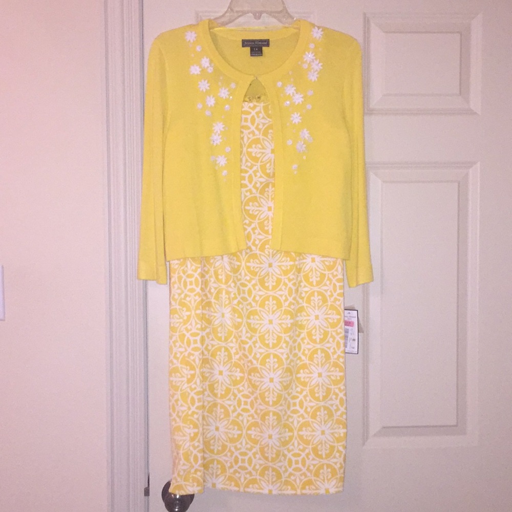 JESSICA HOWARD 2 Piece Dress and Cardigan Set